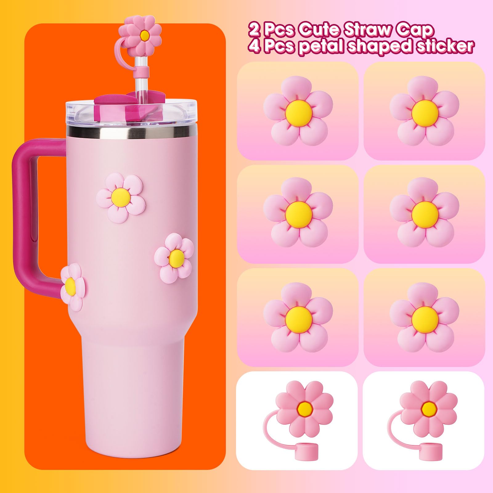 Amazon | Stanleyカップ対応アクセサリーセット。シリコンこぼれ防止